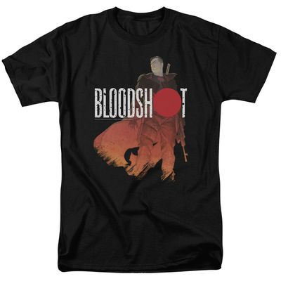 Bloodshot Taking Aim Mens T Shirt Black Retro Pop Classics