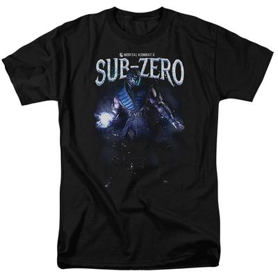 Mortal Kombat Sub Zero Mens T Shirt Black Retro Pop Classics