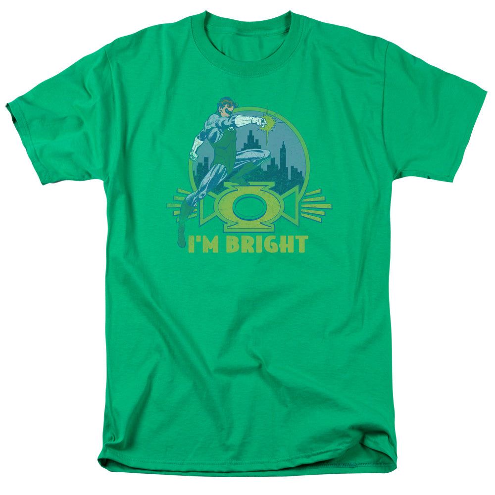 Green Lantern Im Bright Mens T Shirt Kelly Green Retro Pop Classics