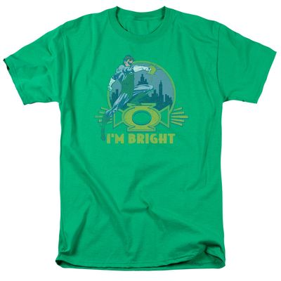 Green Lantern Im Bright Mens T Shirt Kelly Green Retro Pop Classics