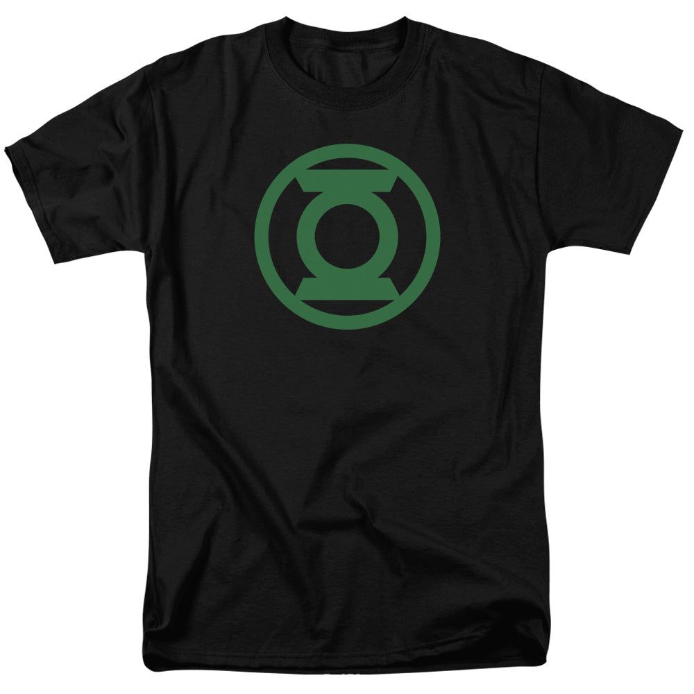 Green Lantern Green Emblem Mens T Shirt Black Retro Pop Classics