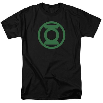 Green Lantern Green Emblem Mens T Shirt Black Retro Pop Classics
