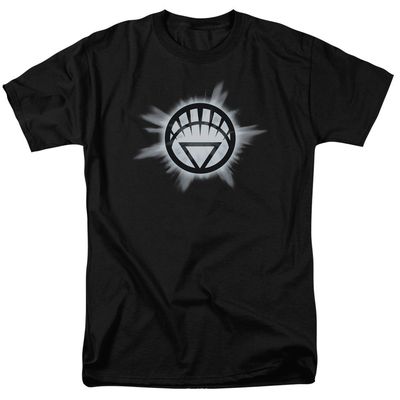 Green Lantern White Glow Mens T Shirt Black Retro Pop Classics