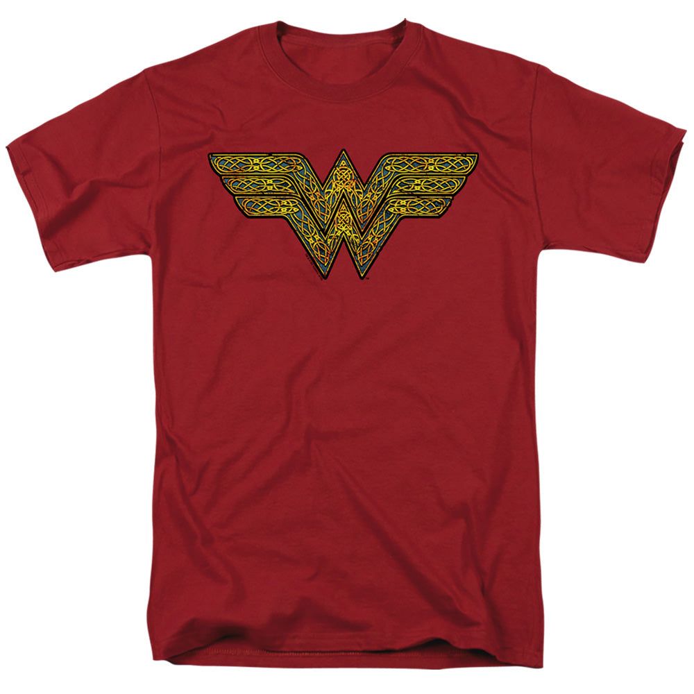 Dc Wonder Woman Celtic Wonder Mens T Shirt Cardinal Retro Pop Classics