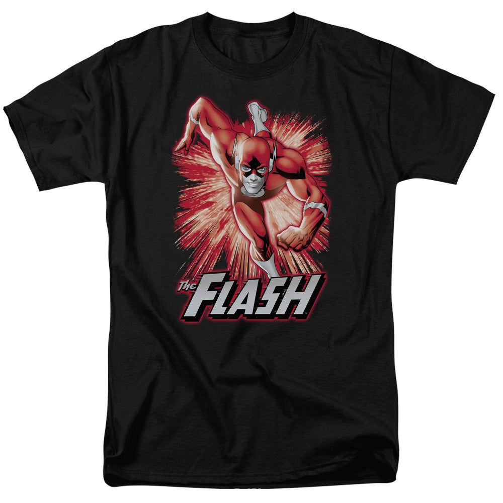 The Flash Red &amp; Gray Mens T Shirt Black Retro Pop Classics