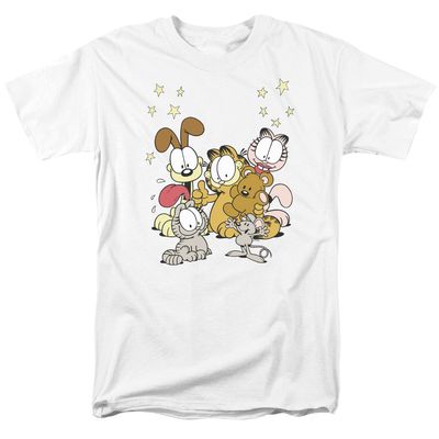 Garfield Friends Are Best Mens T Shirt White Retro Pop Classics