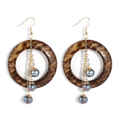 Boucles Noix de Coco, Collection Hawaï