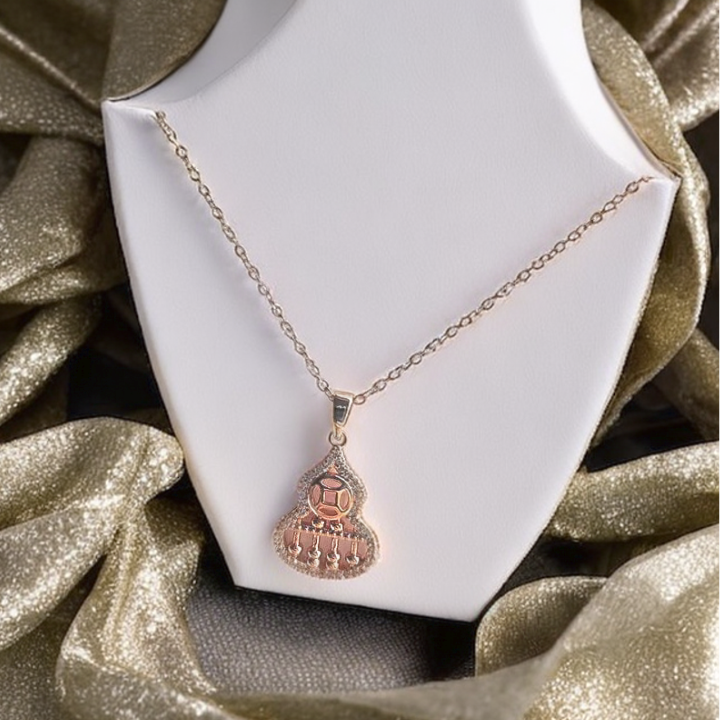 Collier en acier inoxydable serti de Zircon MN3