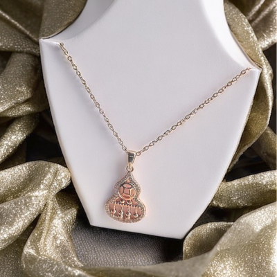 Collier en acier inoxydable serti de Zircon MN3
