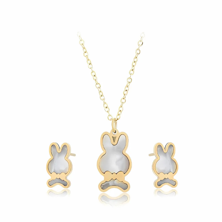 Parure de Bijoux en acier inoxydable 2 Pièces XU3