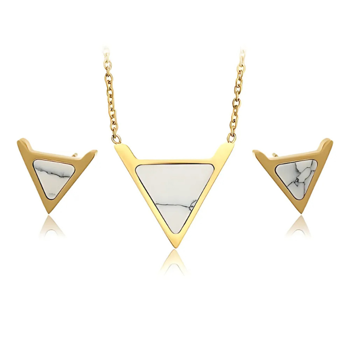 Parure de Bijoux en acier inoxydable 2 Pièces XU10