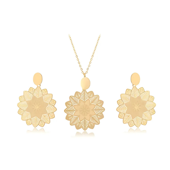 Parure de Bijoux en acier inoxydable 2 Pièces XU12