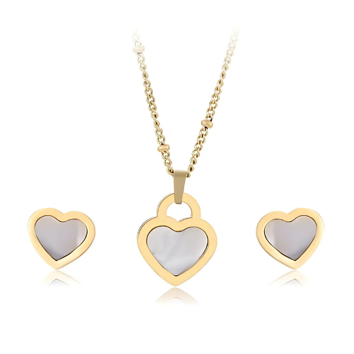 Parure de Bijoux en acier inoxydable 2 Pièces XU17