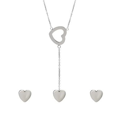 Parure de Bijoux en acier inoxydable 2 Pièces XU27