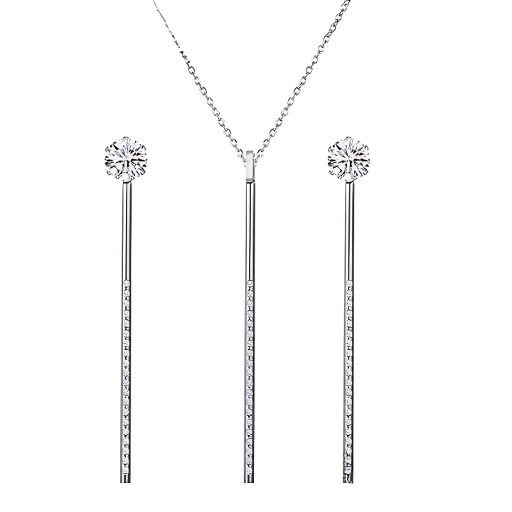 Parure de Bijoux en acier inoxydable 2 Pièces XU29