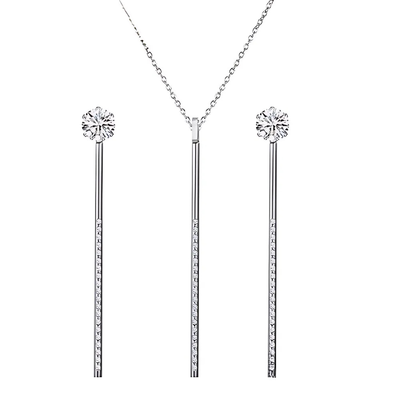 Parure de Bijoux en acier inoxydable 2 Pièces XU29