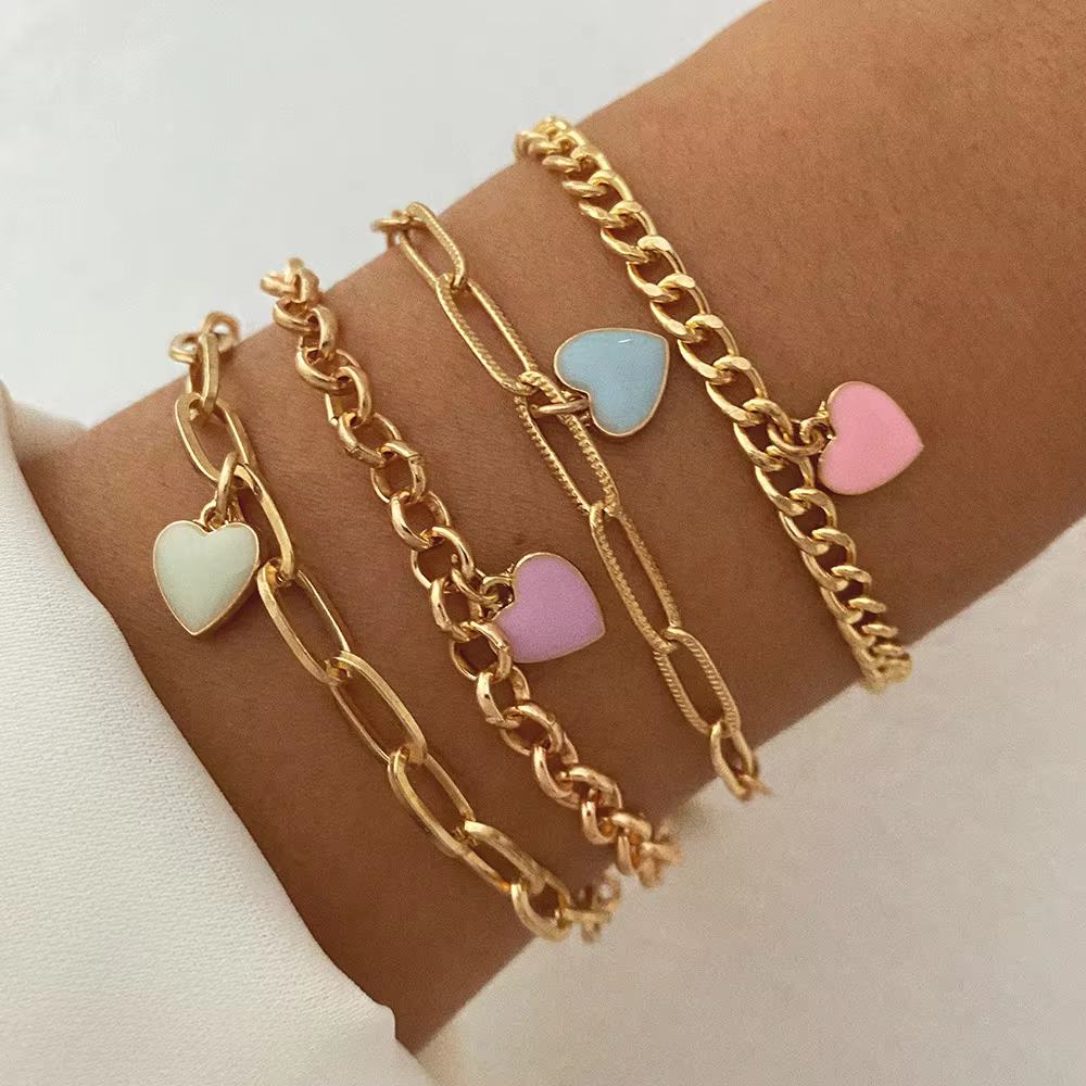 Ensembles de 3 à 5 pièces de Bracelets Fashion pour femmes à partir de 7.99 euros