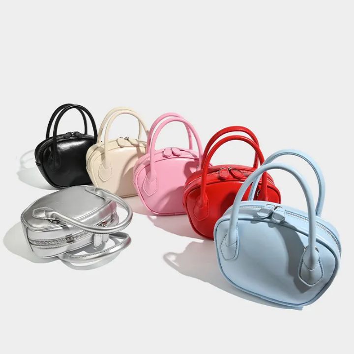 Sac à main bowling bonbon, en cuir PU de haute qualité