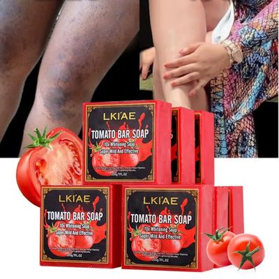 Savon nettoyant et éclaircissant à la tomate visage et corps