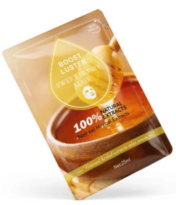 Boite de 10 masques en tissu aux extraits 100 % naturels de plantes et miel doux pour soins du visage, masque facial cosmétique éclaircissant hydratant et tonifiant