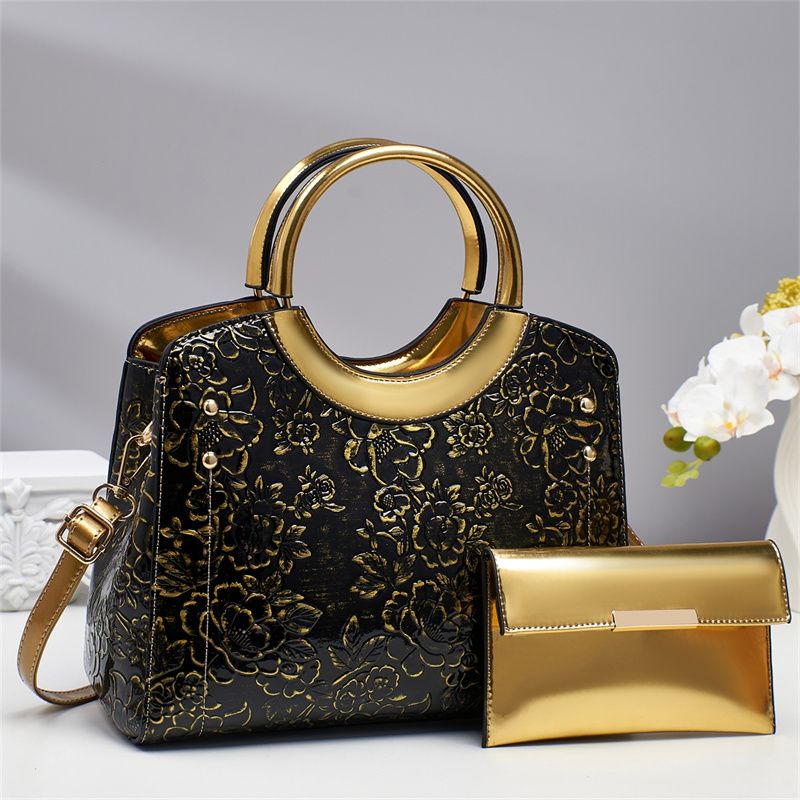 2025 Classic Circular Handle, Color-matched  Decorative Design, a Low-key and Elegant Ladies' Handbag