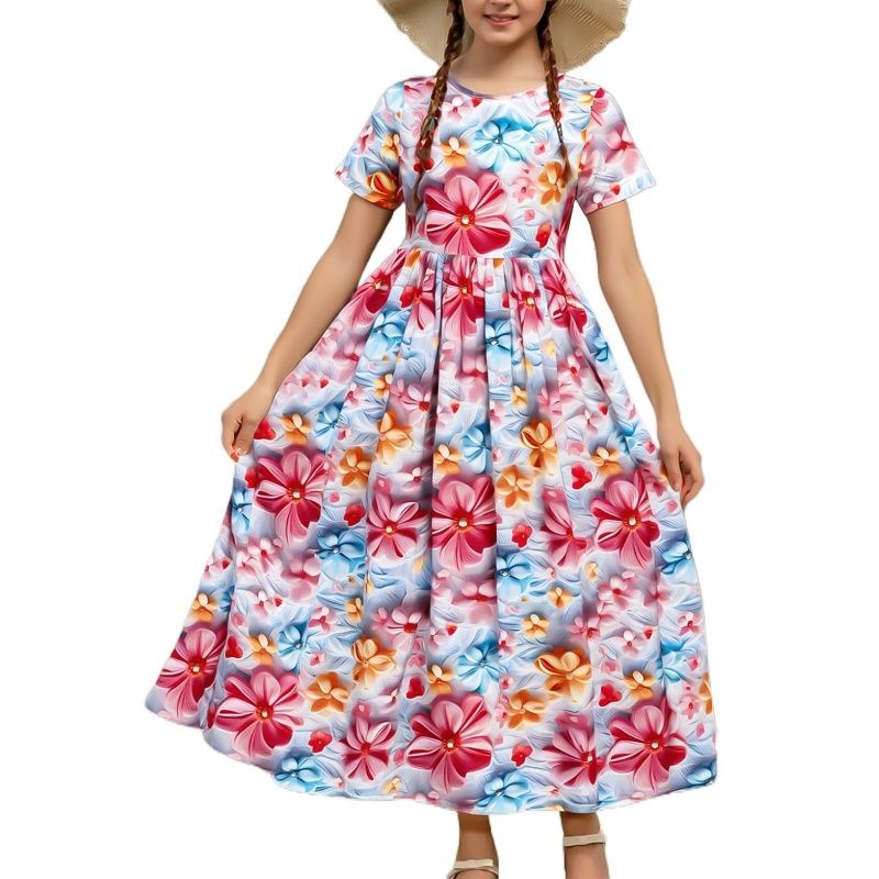 Garden Blossom Midi Dress 