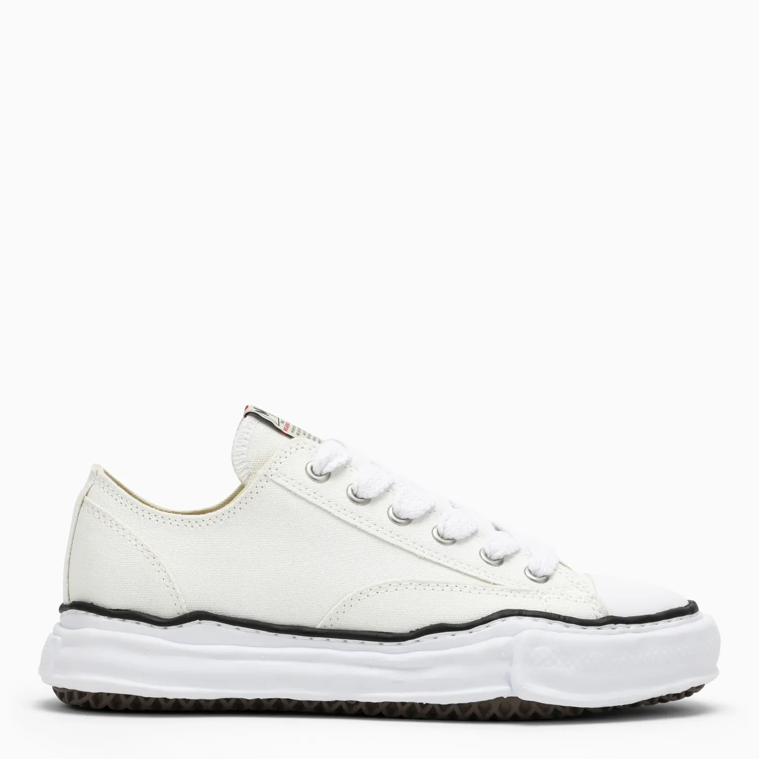 Maison MIHARA YASUHIRO White Peterson Low Sneakers in canvas