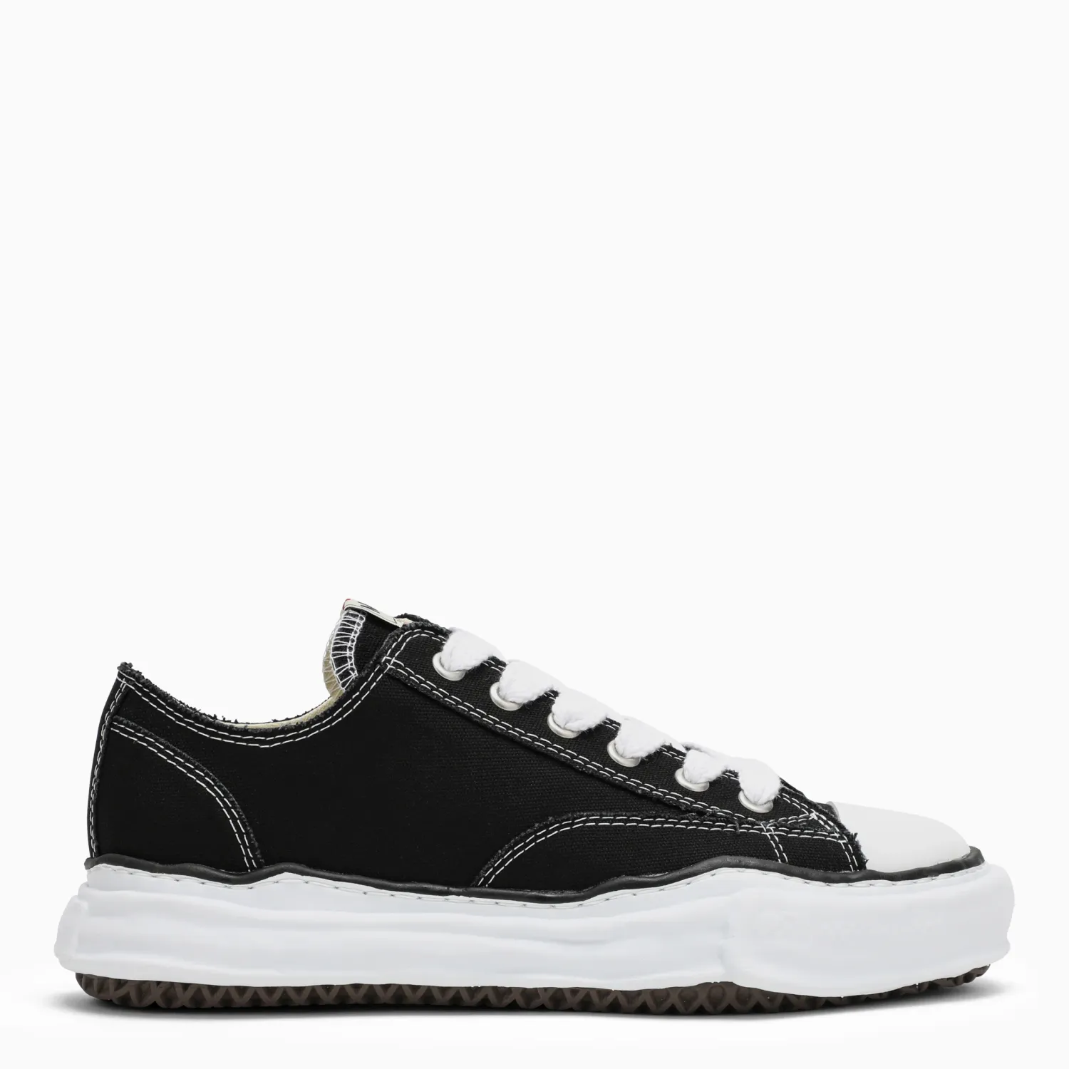 Maison MIHARA YASUHIRO Black Peterson Low Sneakers in canvas