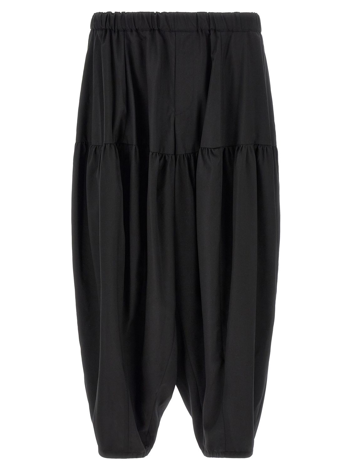 Comme Des Garcons Black Barrel Leg Pants