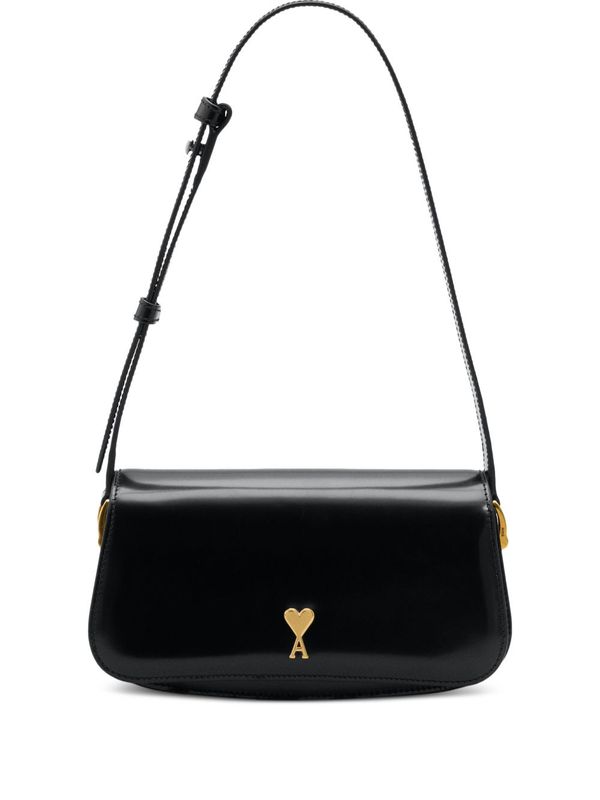 Ami Paris Paris Paris leather shoulder bag