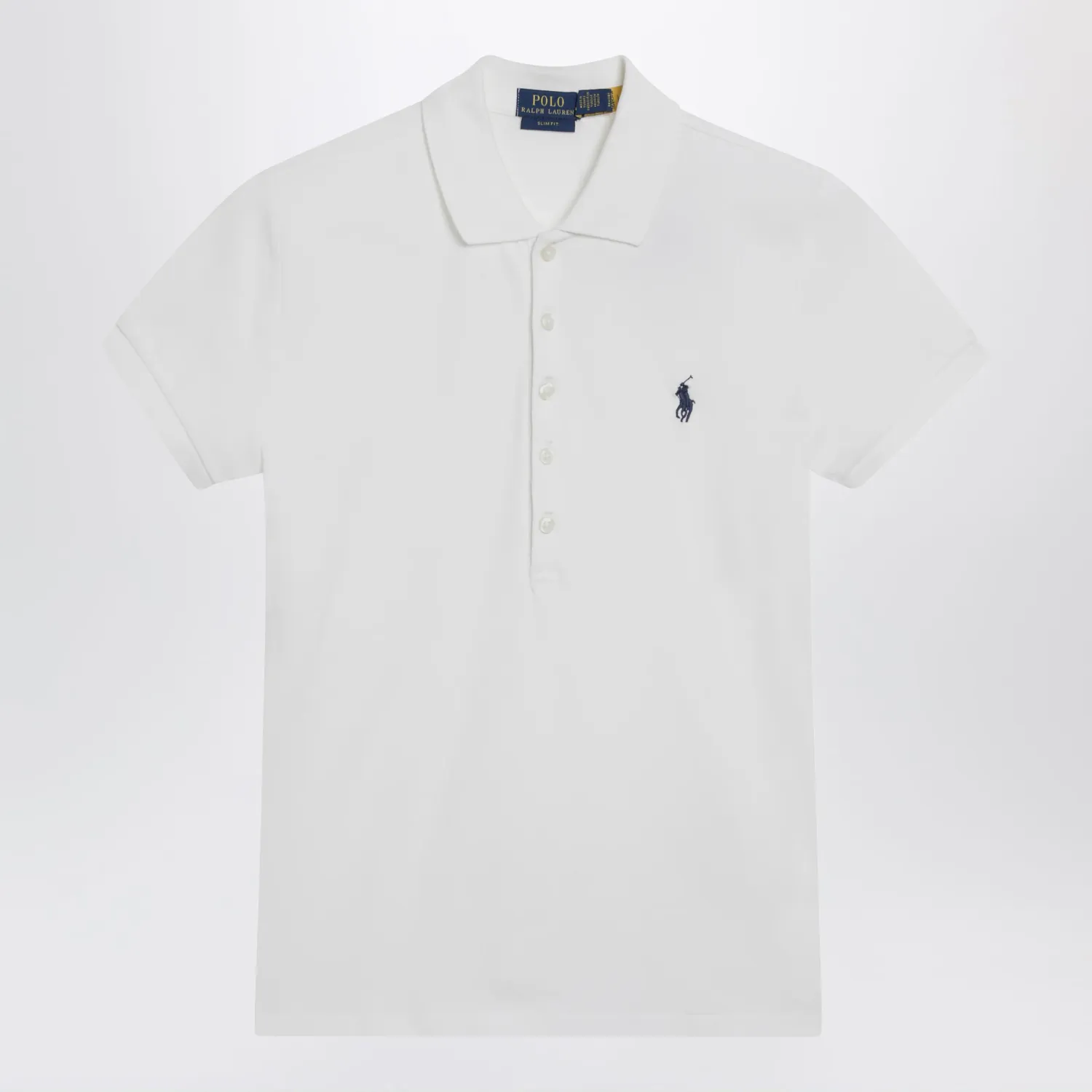 Polo Ralph Lauren White Slim-Fit polo shirt