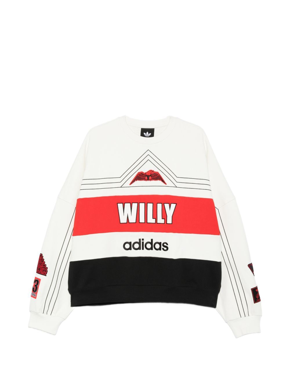 Adidas x Willy Chavarria Printed Crewneck Sweater