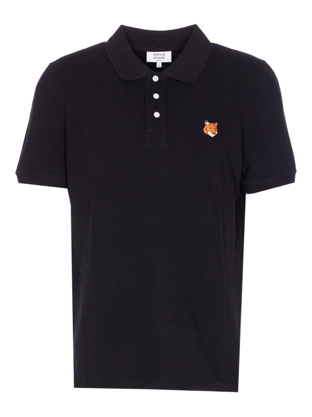 Maison KitsunÃ© Fox Head cotton polo shirt