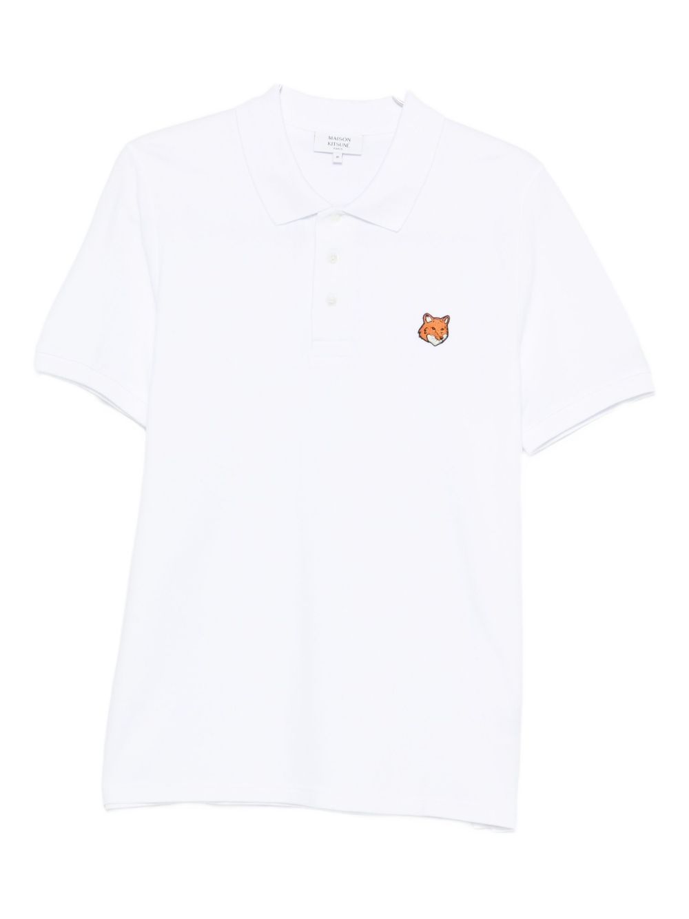 Maison KitsunÃ© Fox Head cotton polo shirt