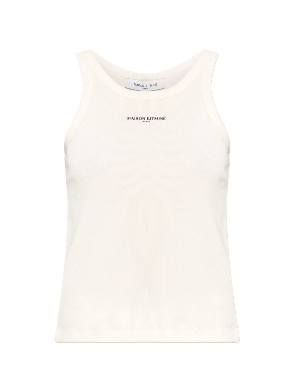 Maison KitsunÃ© Logo cotton tank top