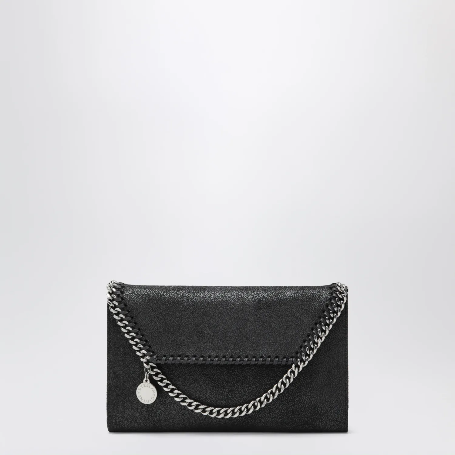 Stella McCartney Falabella crossbody wallet bag in black