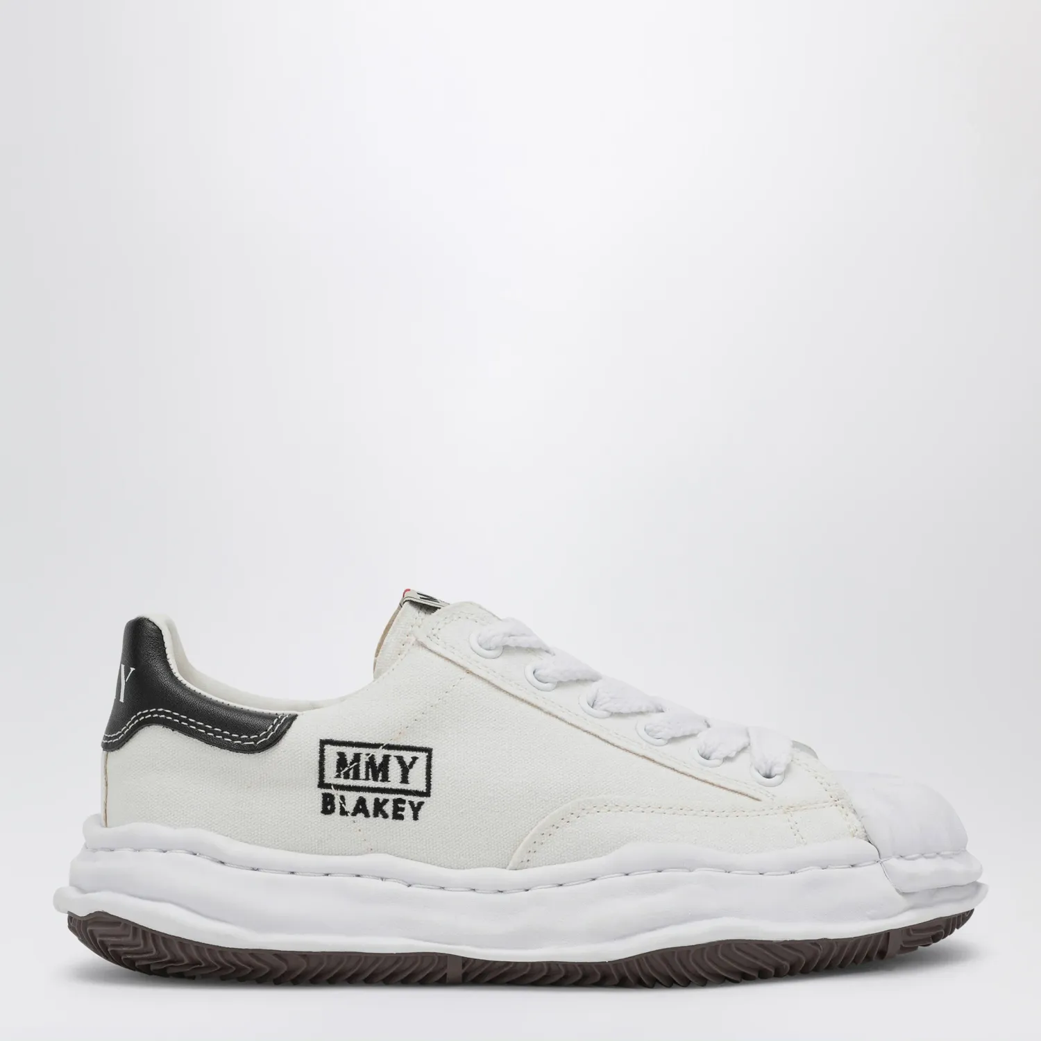 Maison MIHARA YASUHIRO White Blakey Low canvas Sneakers