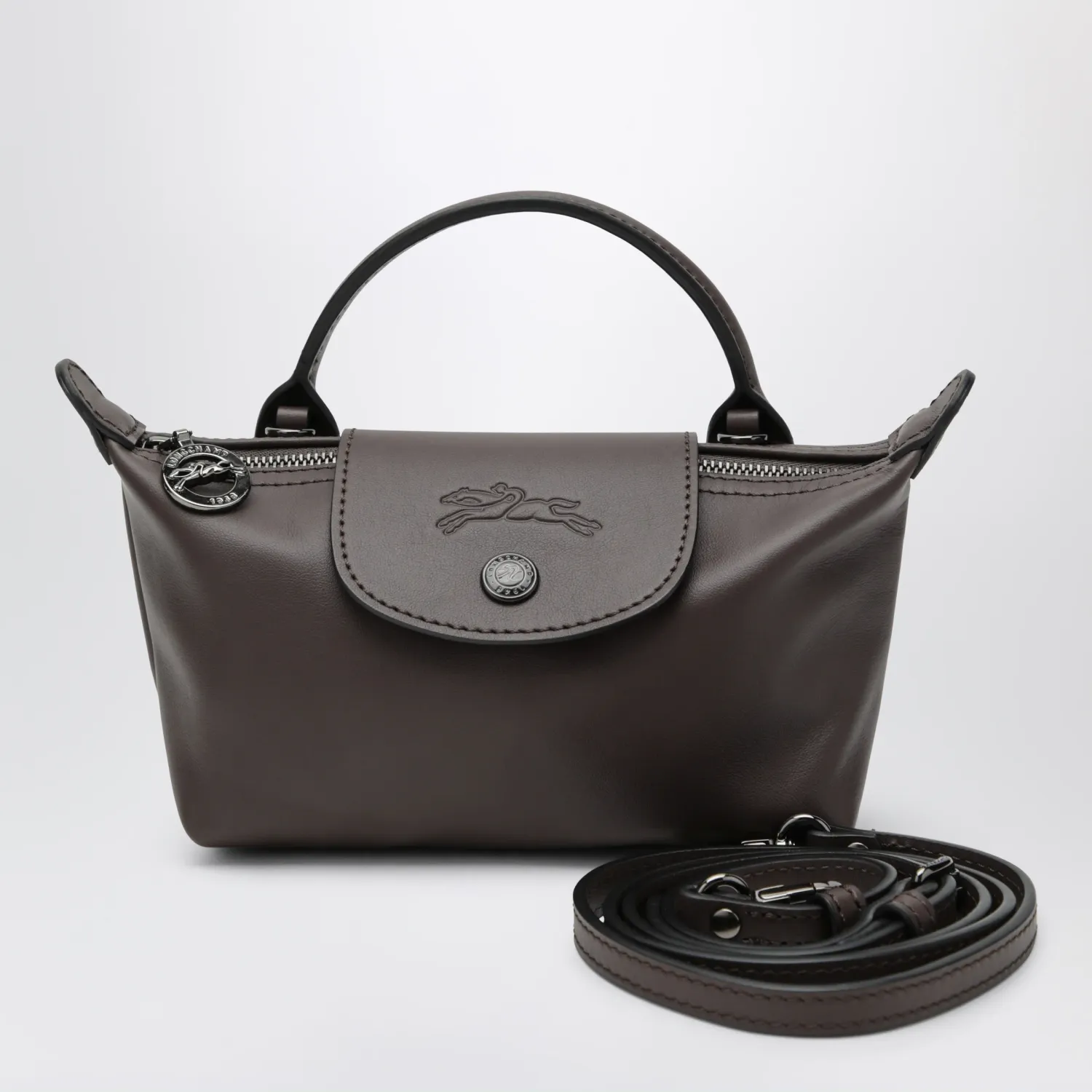 Longchamp XS Le Pliage Xtra pouch Moka