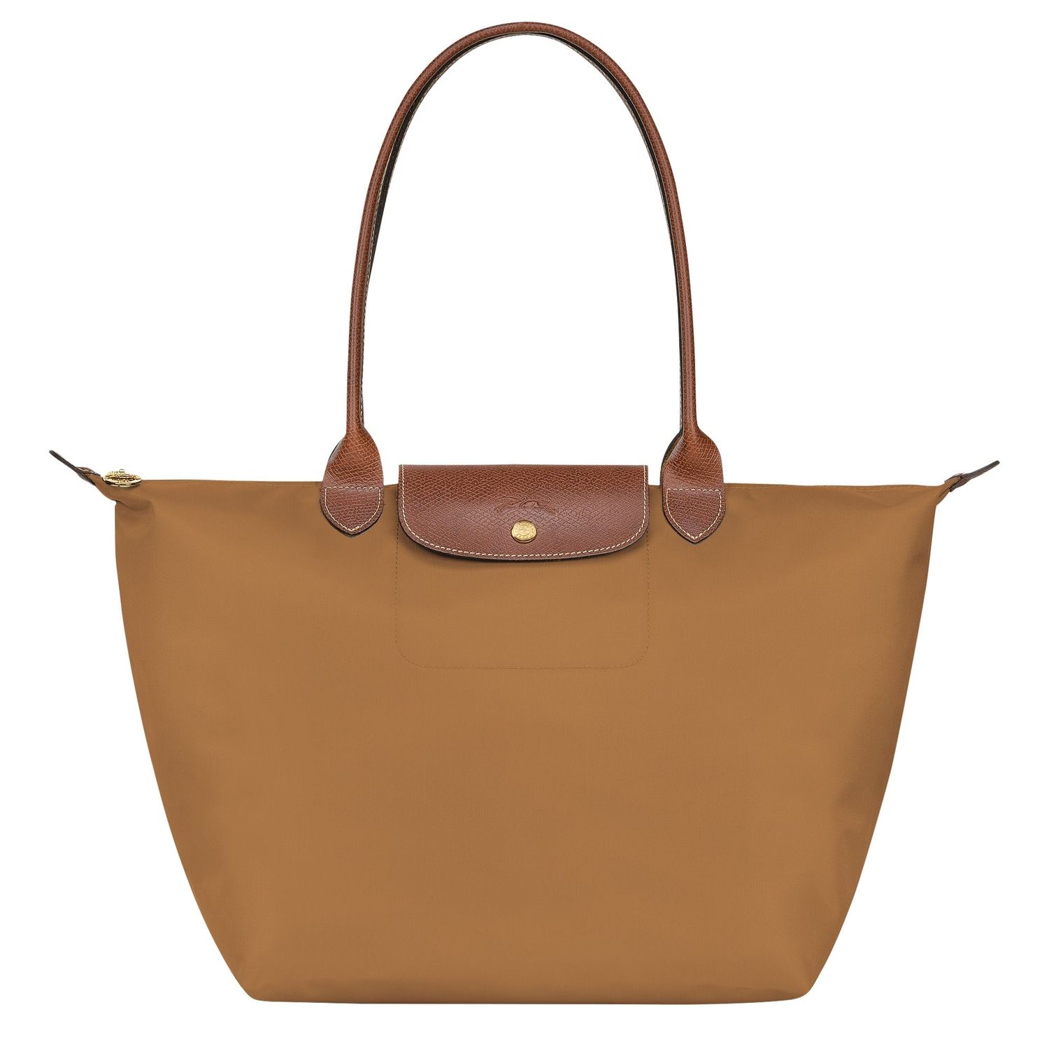 Longchamp Chamois coloured Le Pliage Original L bag