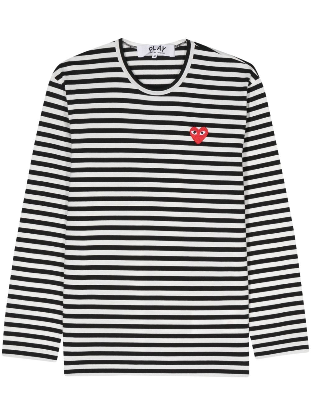 Comme Des GarÃ§ons Striped cotton t-shirt