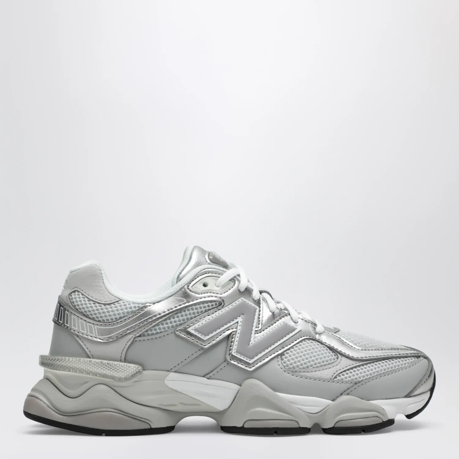 New Balance 9060 Sneakers in Raincloud / Truffle Salt in mesh