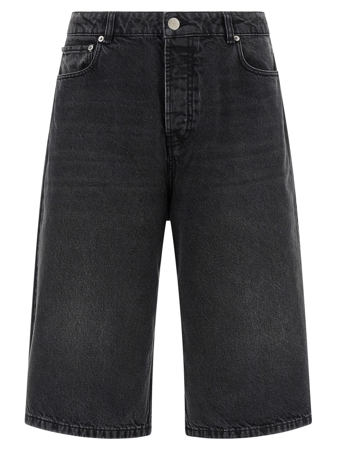 Ami Paris Denim Bermuda Shorts