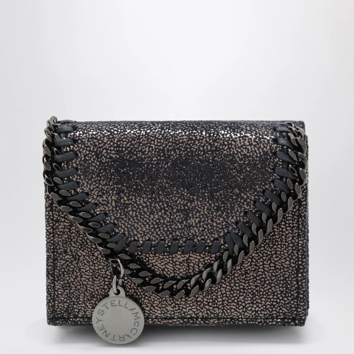Stella McCartney Falabella dark navy blue wallet