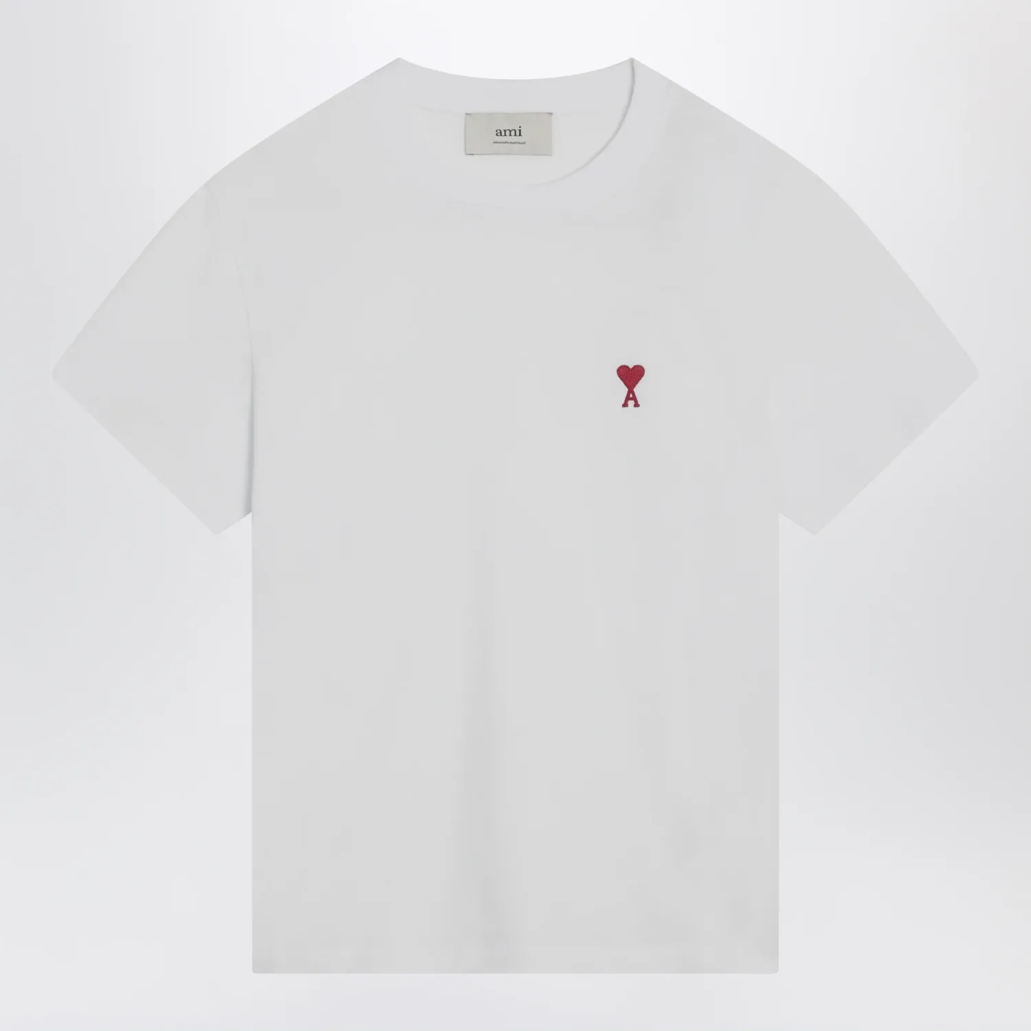 Ami Paris White Ami De Coeur T-shirt