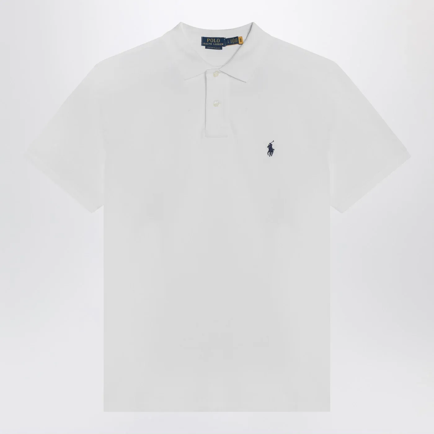 Polo Ralph Lauren White cotton Custom Slim-Fit polo