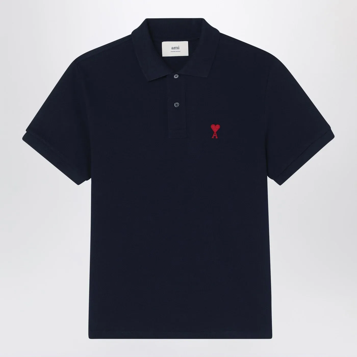 Ami Paris Polo Ami De Coeur midnight blue