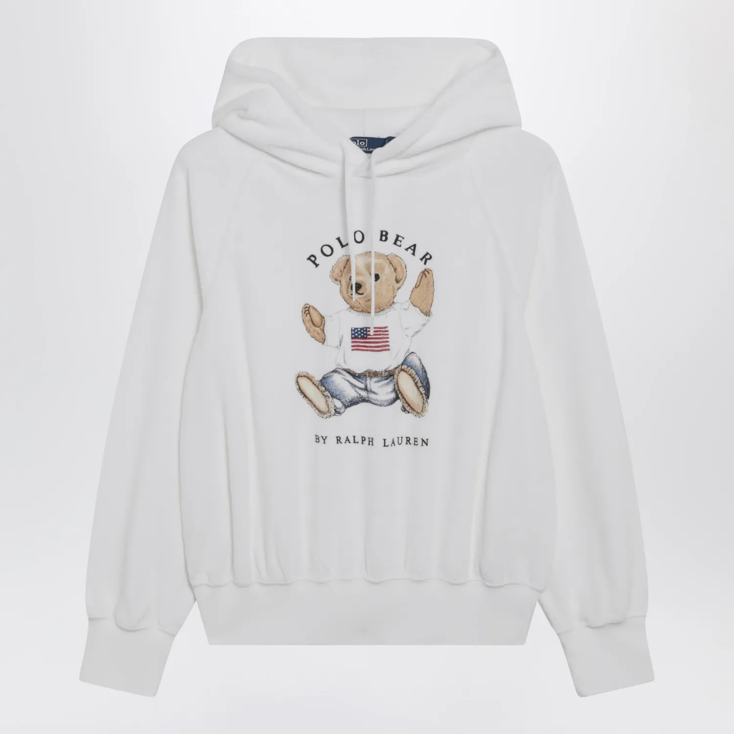 Polo Ralph Lauren White Polo Bear chenille sweatshirt