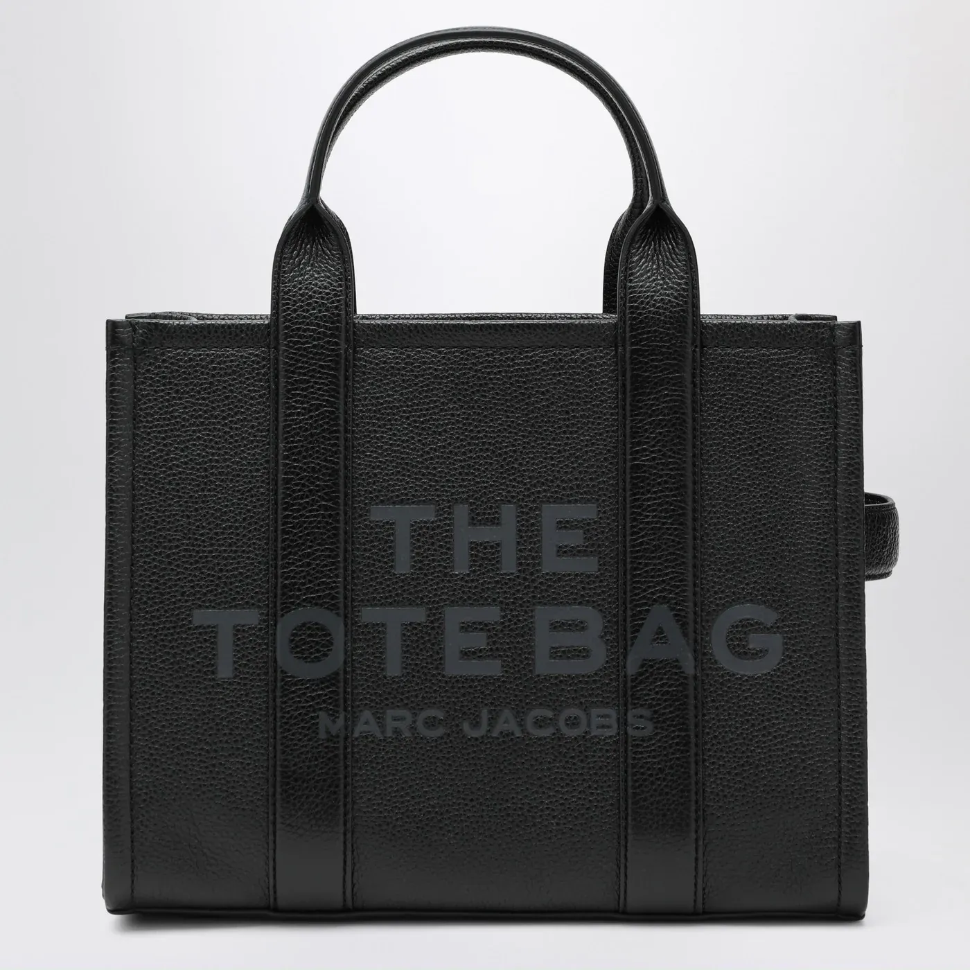 Marc Jacobs Black leather The Medium Tote Bag