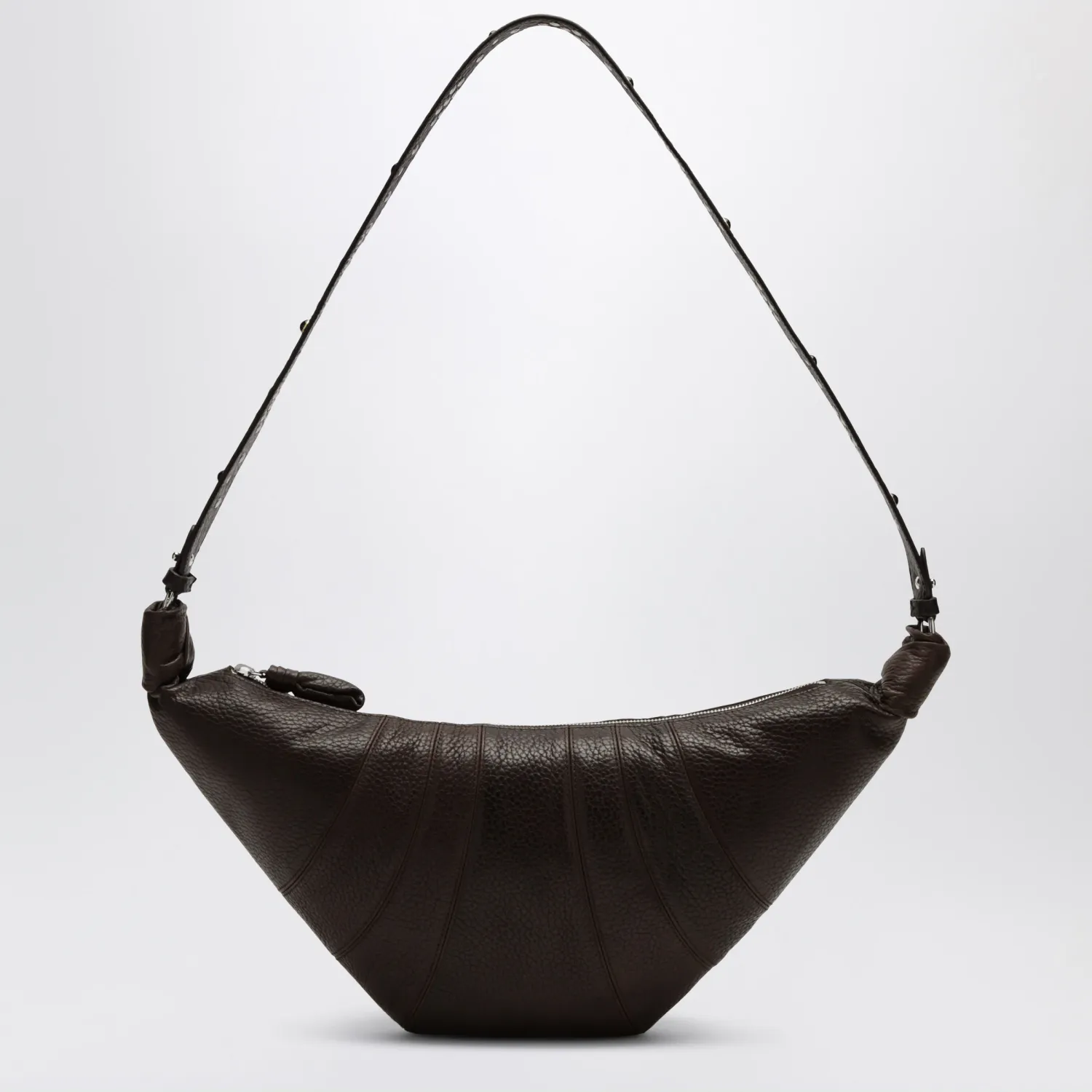 LEMAIRE Medium Croissant leather bag with Western studs