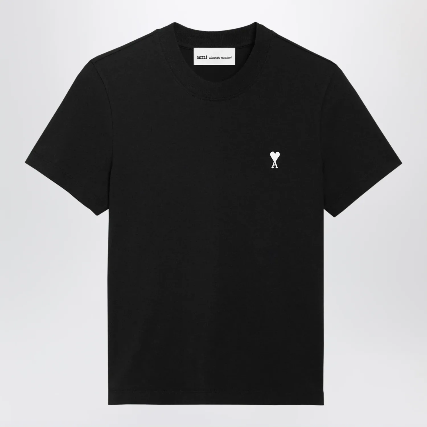 Ami Paris Black Ami De Coeur T-shirt